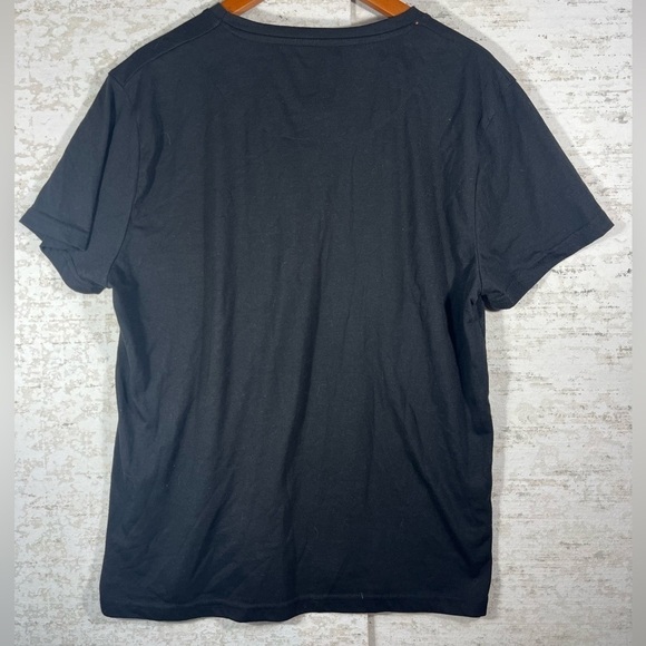 Bushwick Supply clothing t shirt with Colorful Graphic Skull with Palm Trees - Picture 3 of 6